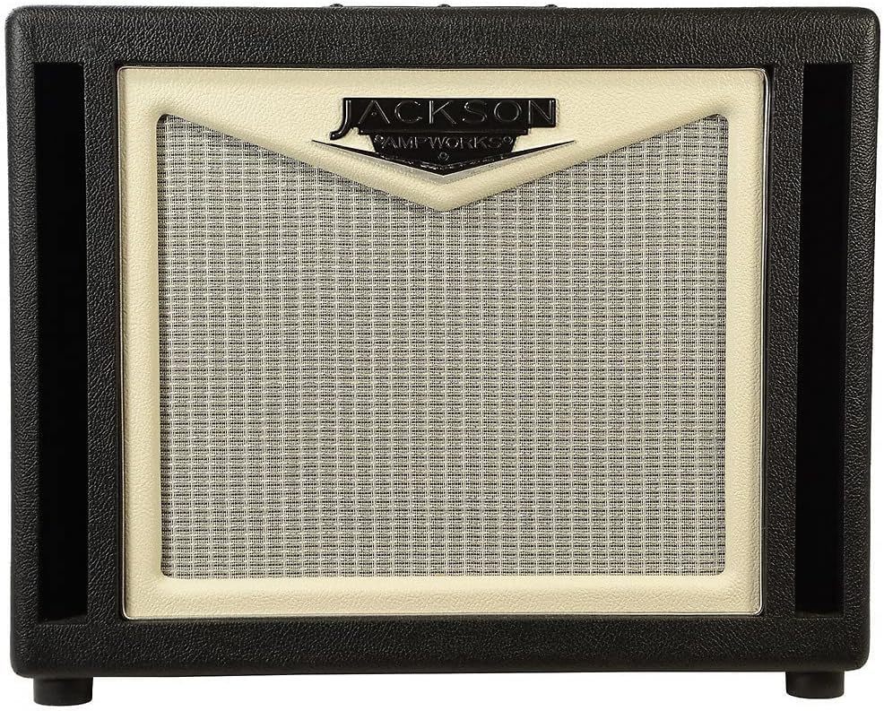 Jackson Ampworks 1x12 Ported Cabinet w/WGS Platinum Speaker Black & Ivory