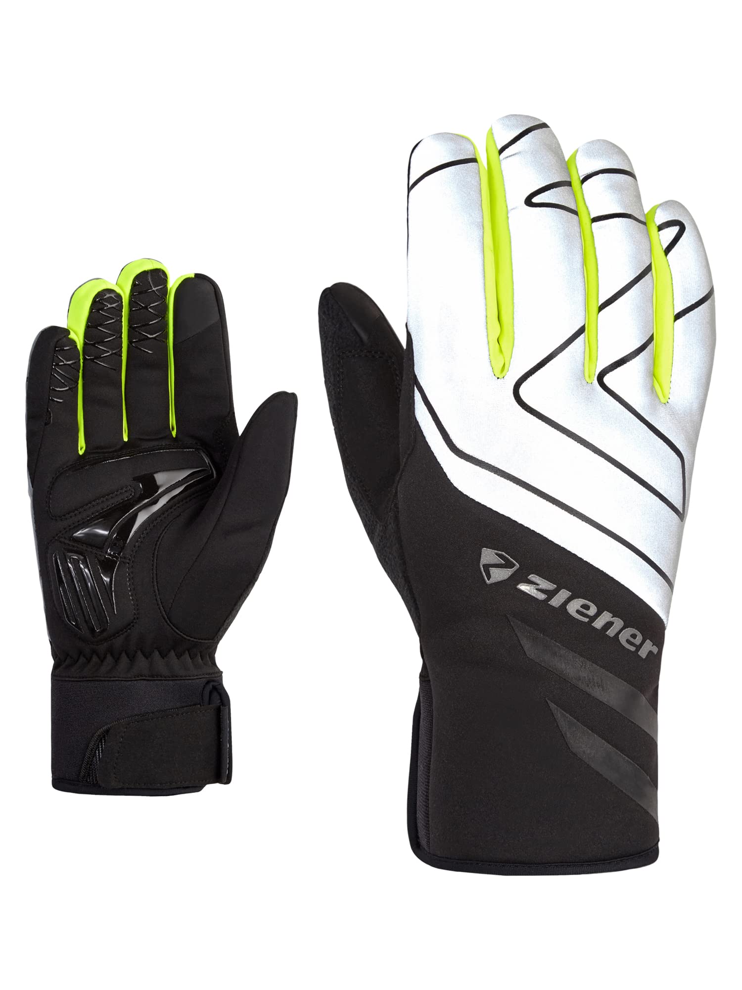 Ziener Daly Fahrradhandschuhe, Winter |wasserdicht, Soft-Shell, gepolstert