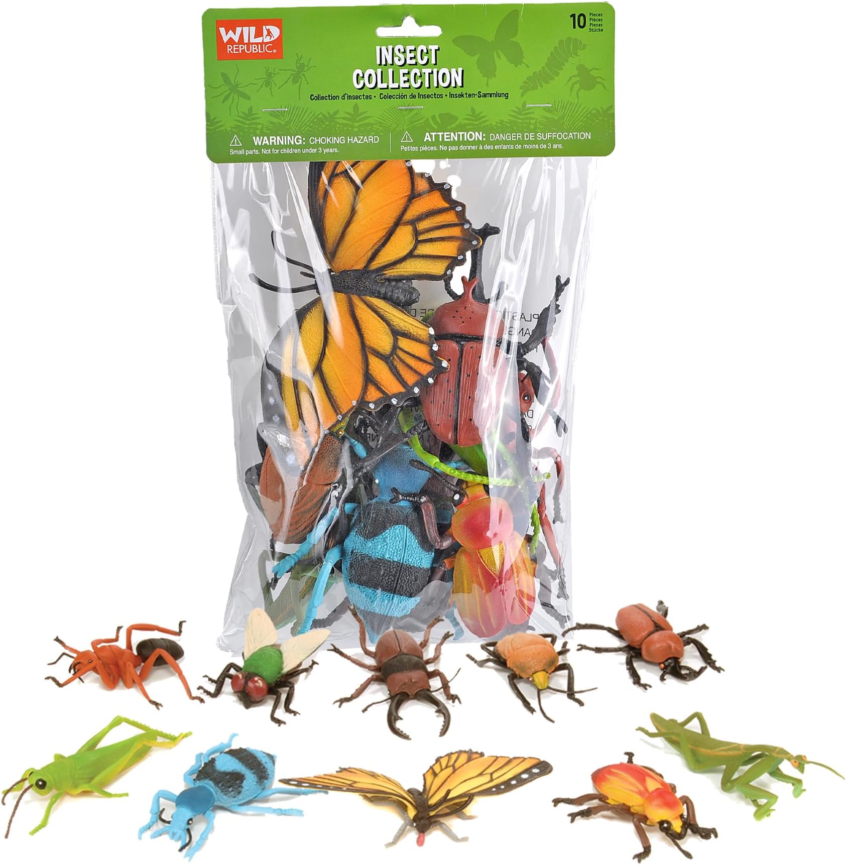 Wild Republic Polybag Insect, Multicolor [64092]