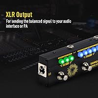 Vista 4 de SONICAKE Pedales de efectos de bajo Multiefecto Preamp Compresor Boost Fuzz Octave Pedal multiefecto Boom Ave con FX Loop