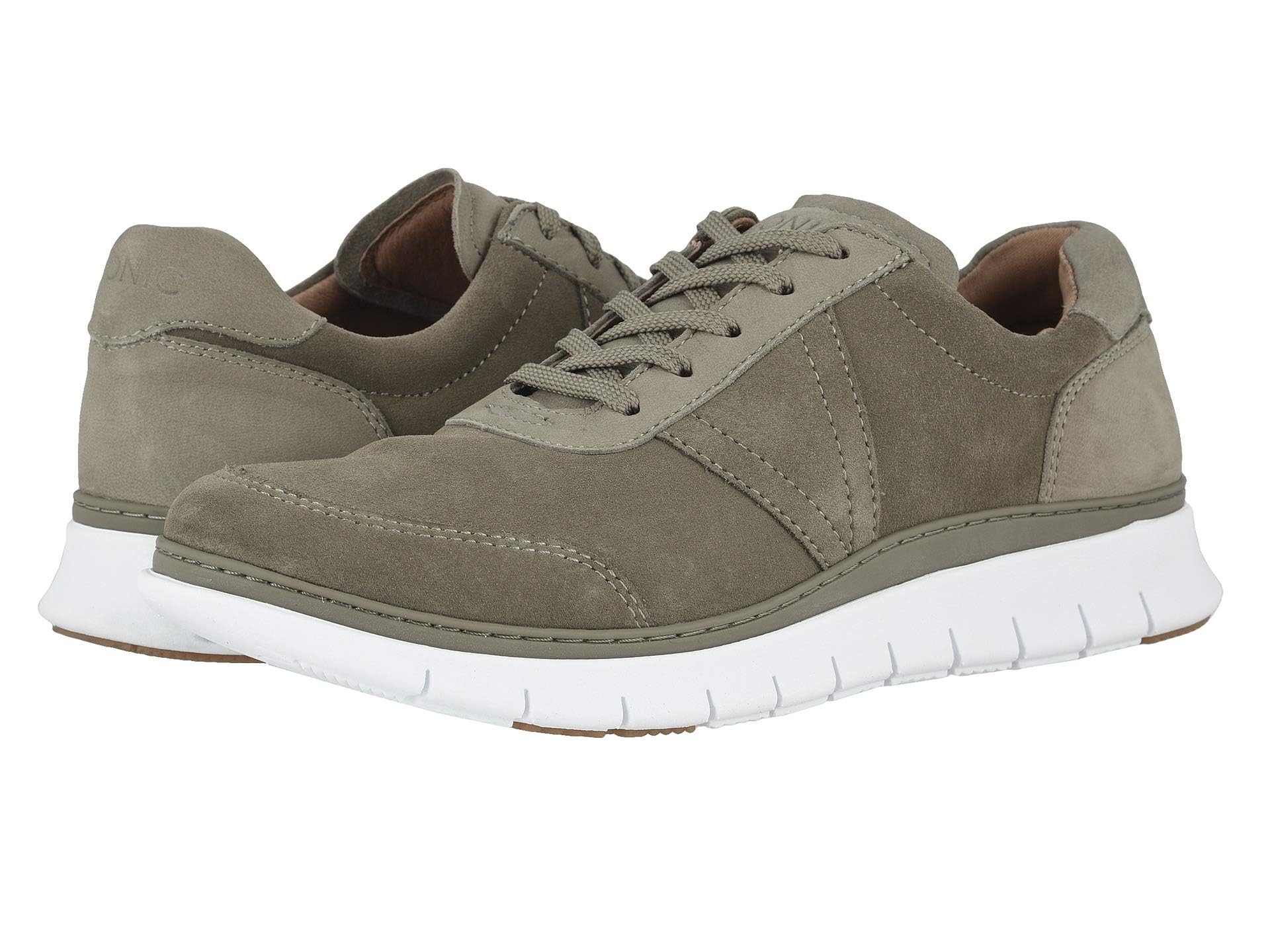 Vionic Men's Fresh Tanner Casual Everyday Sneakers - Leisure Shoes with Concealed Orthotic Arch Support