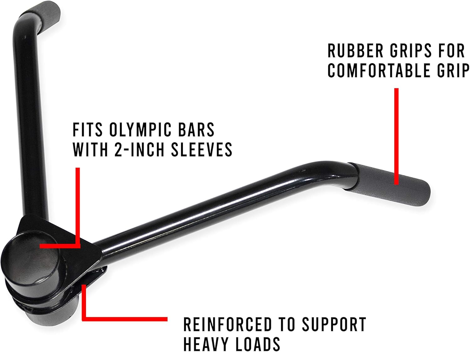 CAP Barbell Exercise Machine Attachments, Black