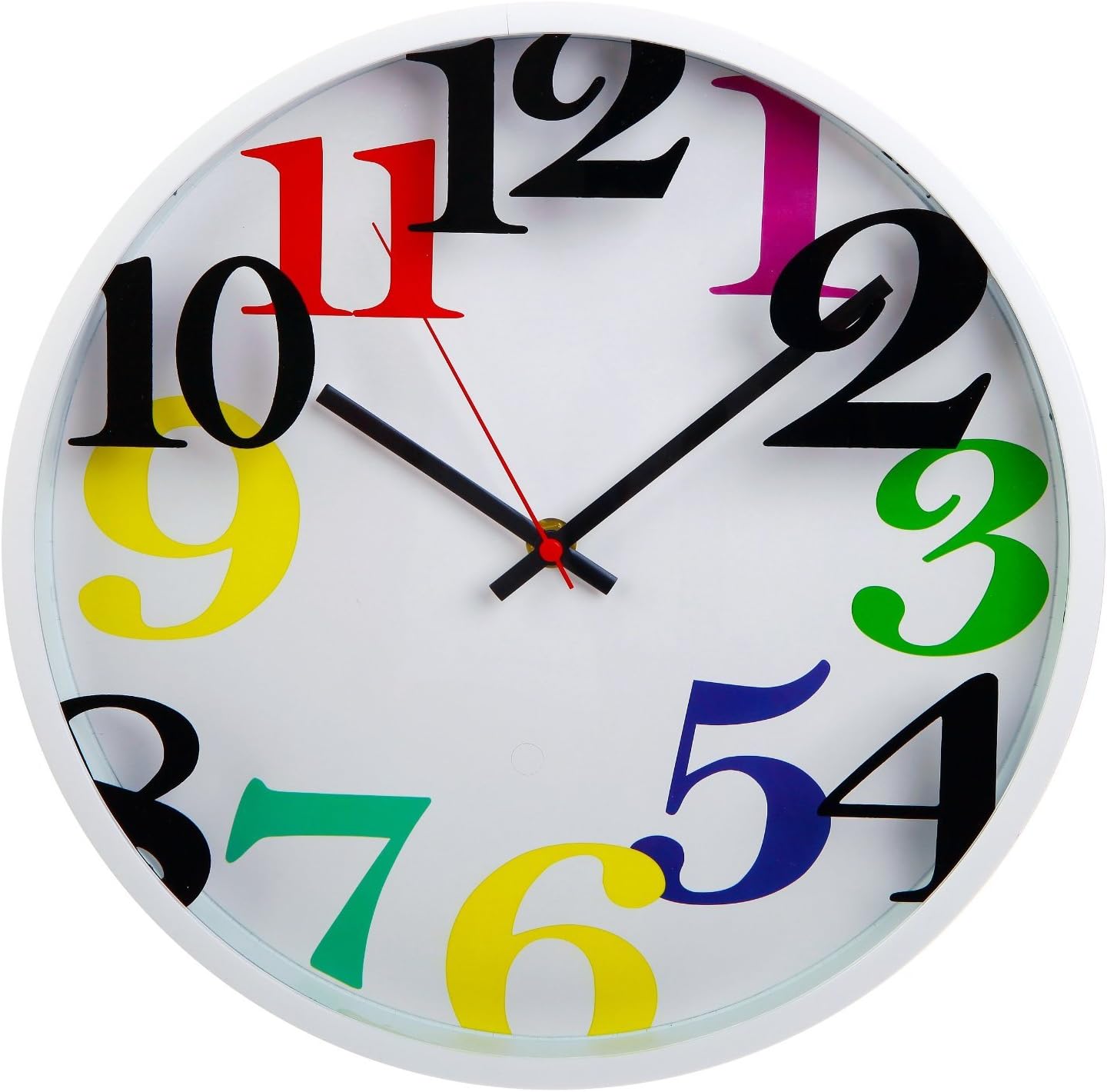LGI Quartz Wall Clock - Modern Contemporary Wall Clock - (Frenzy)