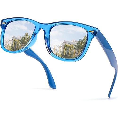 SIPHEW Polarized Sunglasses for Women & Men - UV400 Mirrored Beach Eyewear, Designer Unisex Fashion Sunglasses w/Medium Fit