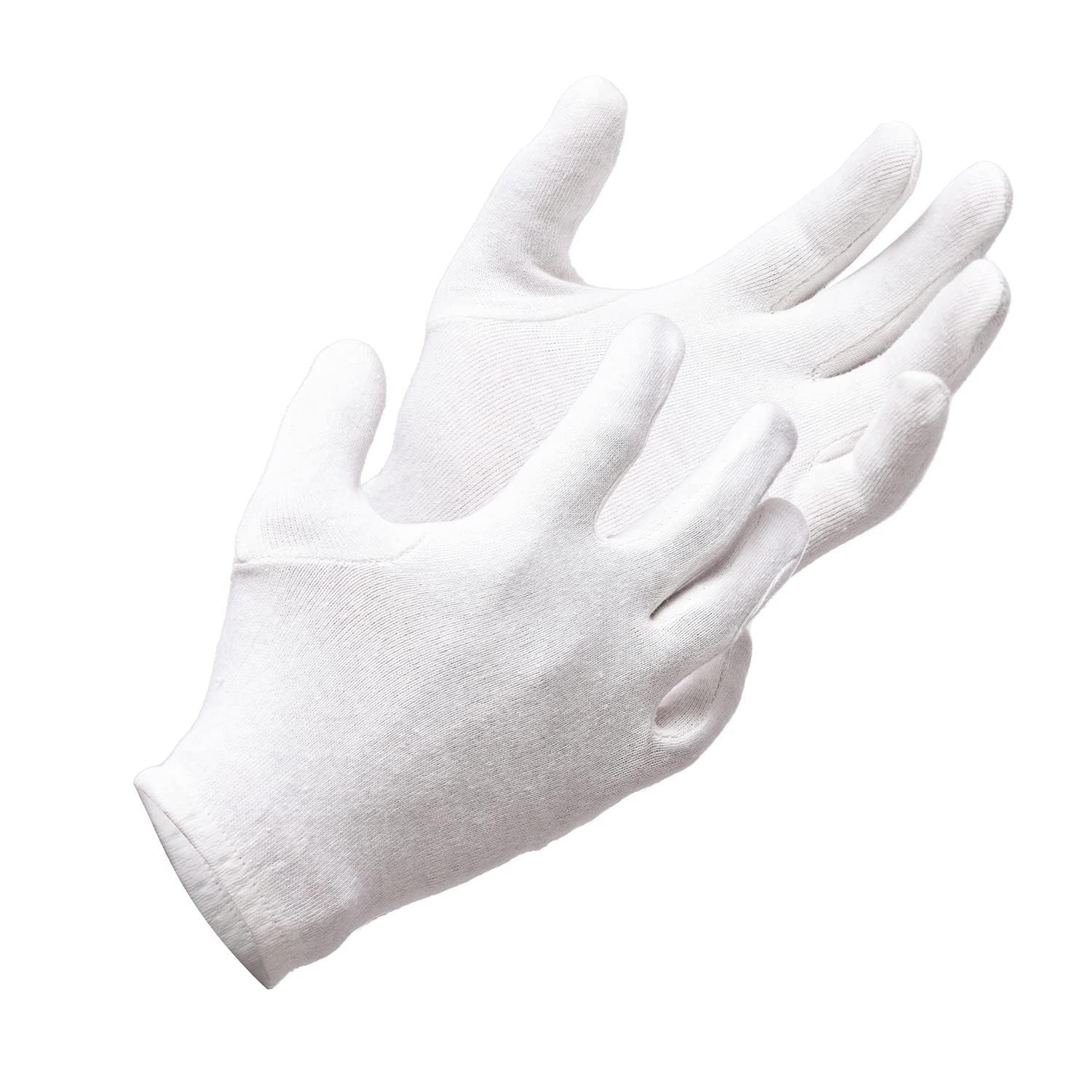 Kuber Industries Cotton Summer Gloves - Sun Burn, Dust & Pollution Protection - White 2