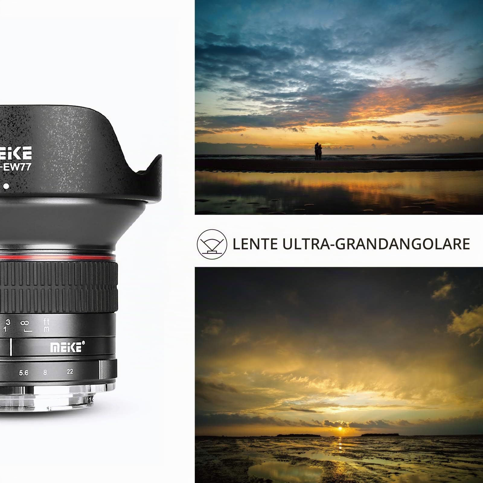 Meike Optics MK 12mm f2.8 - Obiettivo ultra grandangolare per MFT
