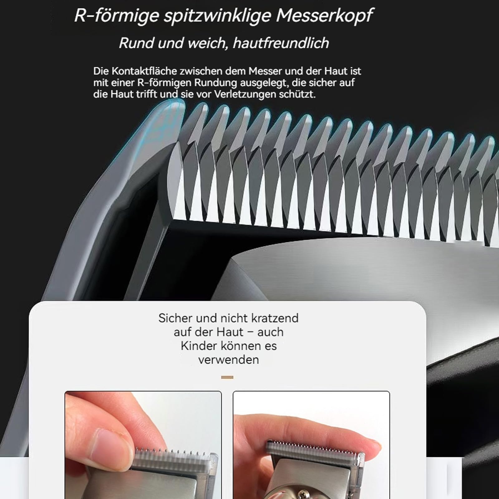 ProTrim 2.0 Haarschneidemaschine mit Präzisions-Edelstahlklingen – LED-Display, Abwaschbare Klingen & Kraftvoller Motor für Gleichmäßige Schnitte bei Haar und Bart
