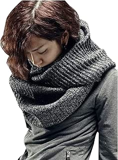 [サコイユ] スヌード 1枚 or 2枚セット ネックウォーマー メンズ マフラー ロング 黒 グレー おしゃれ 防寒 秋 冬