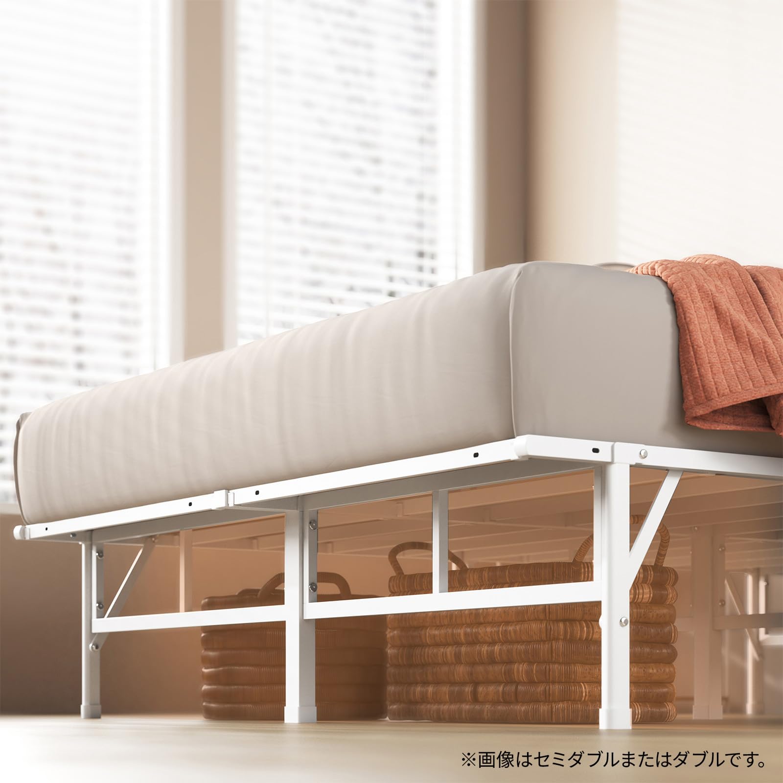 Amazon.co.jp: Zinus(ジヌス): ベッド（セミダブル）