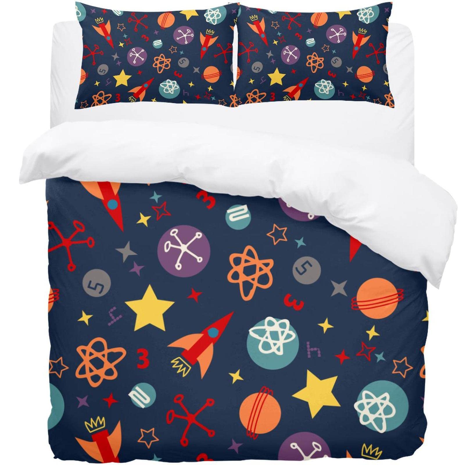 Parure de lit vaisseau spatial pour transformer la chambre d'enfant en station spatiale