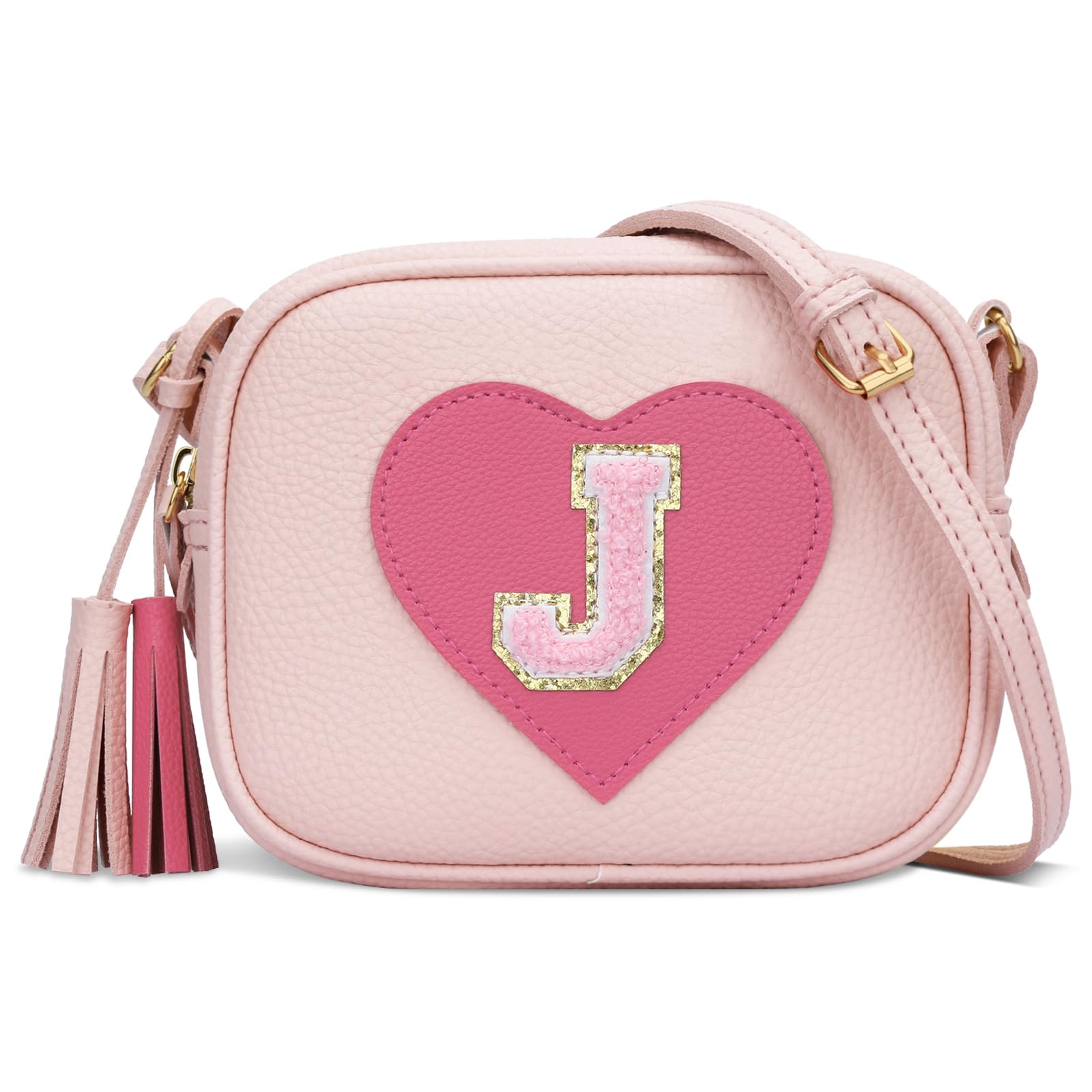 KKXIU Gifts for 3 4 5 6 7 8 Year Old Girls Initial Toddler Purse