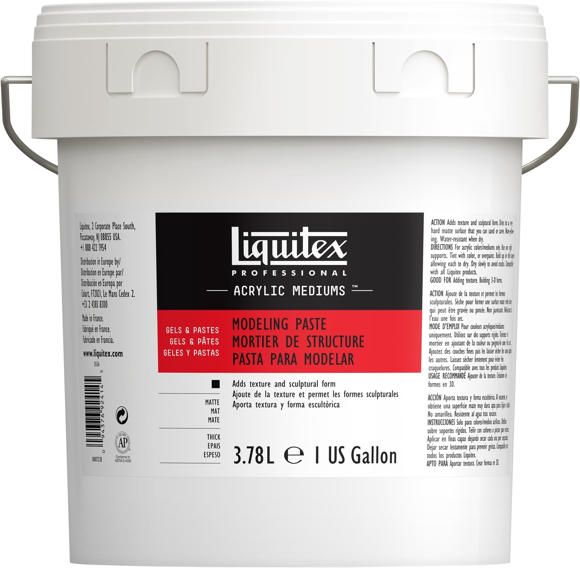 Liquitex Professional Modeling Paste, 3.78L (128-oz)
