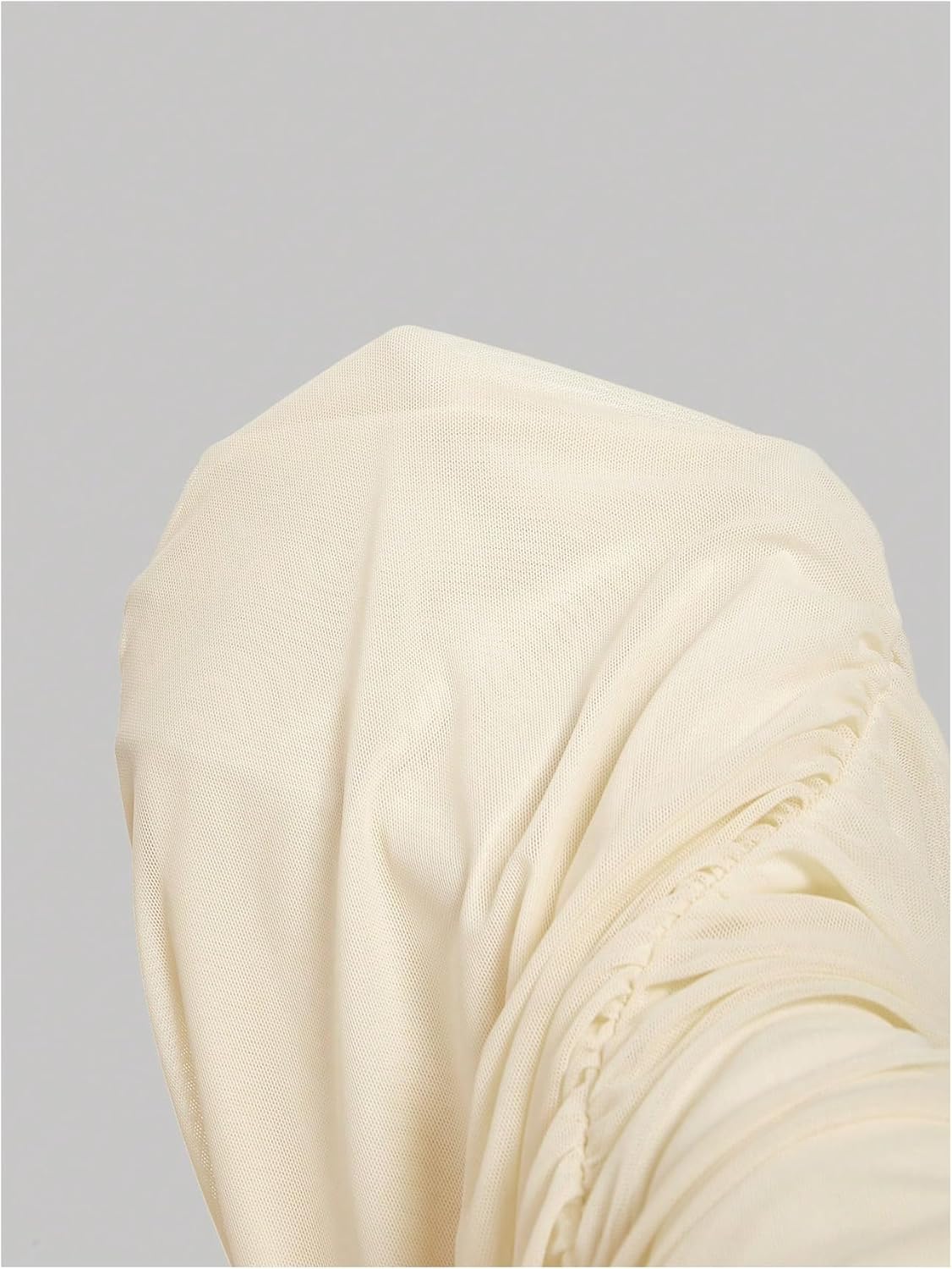 OYOANGLE Women's One Shoulder Midi Dress Ruched Mesh Sleeveless Bodycon Party Wedding Guest Dresses - Image 5