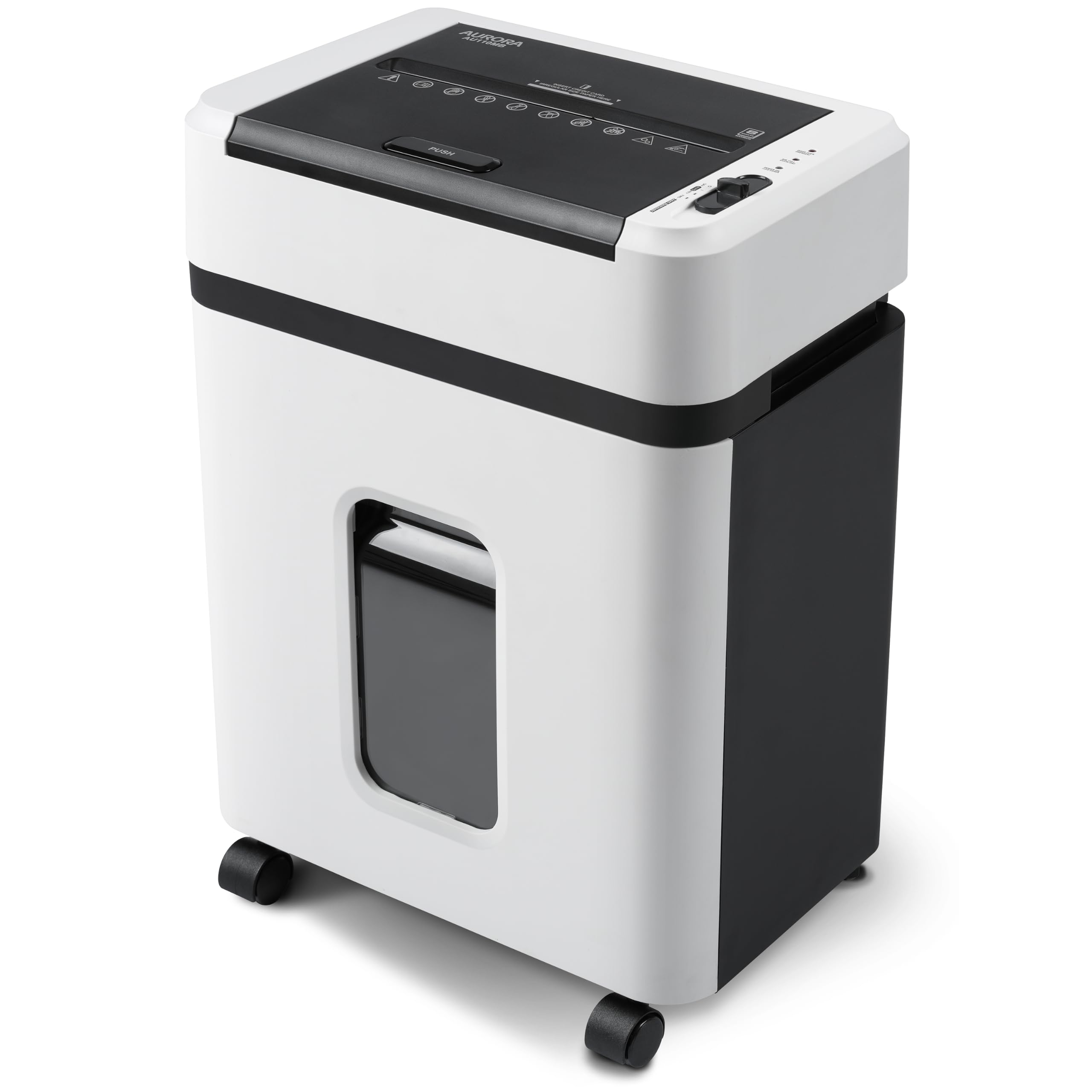 Aurora High Security AU110MB 110-Sheet Auto Feed Micro-Cut Paper and Credit Card Shredder