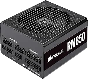 Corsair RM Series, RM850, 850 Watt, 80+ Gold Certified, Fully Modular Power Supply, Microsoft Modern Standby (CP-9020196-NA)