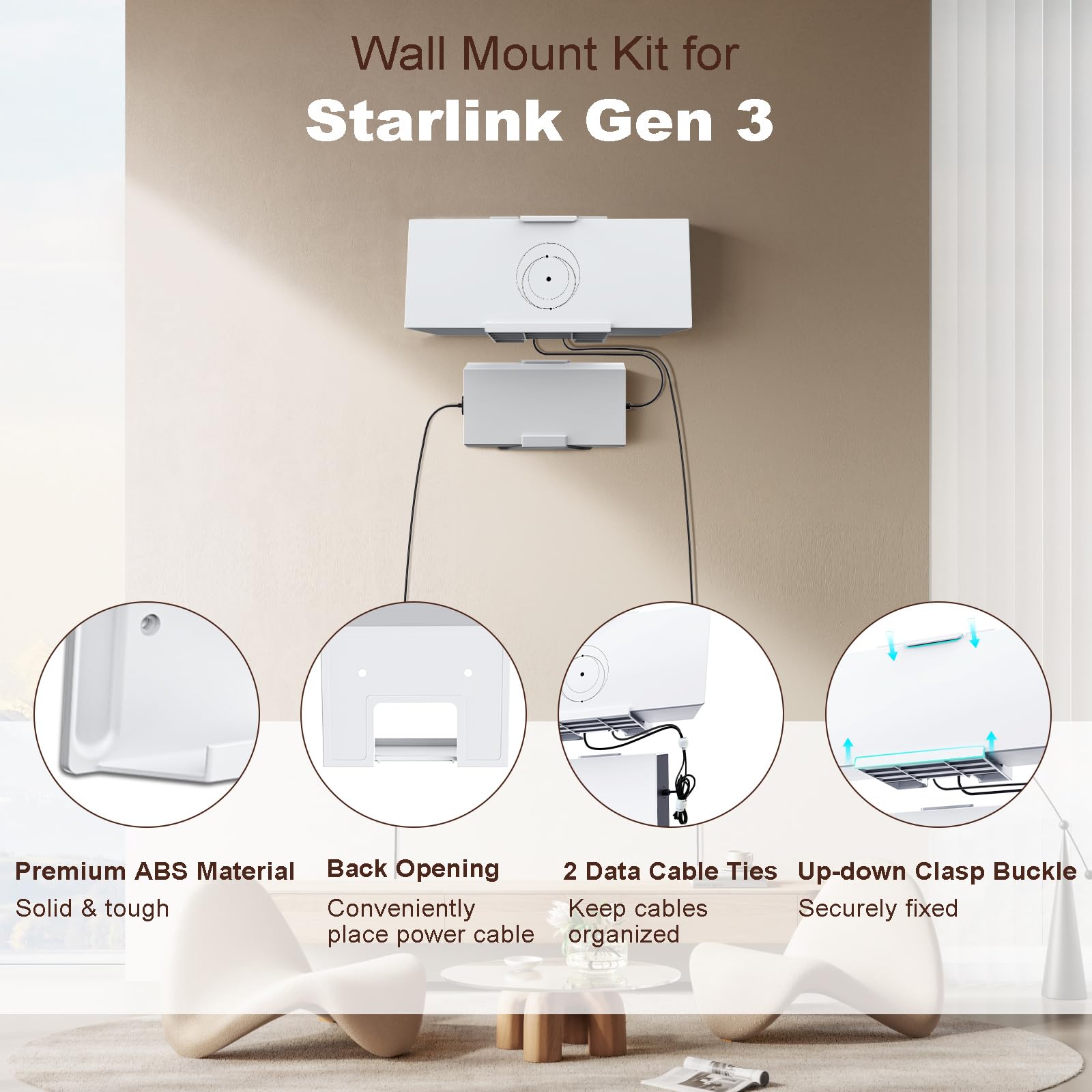 Amazon.com: TiMOVO Starlink Gen 3 Router Mount, Starlink