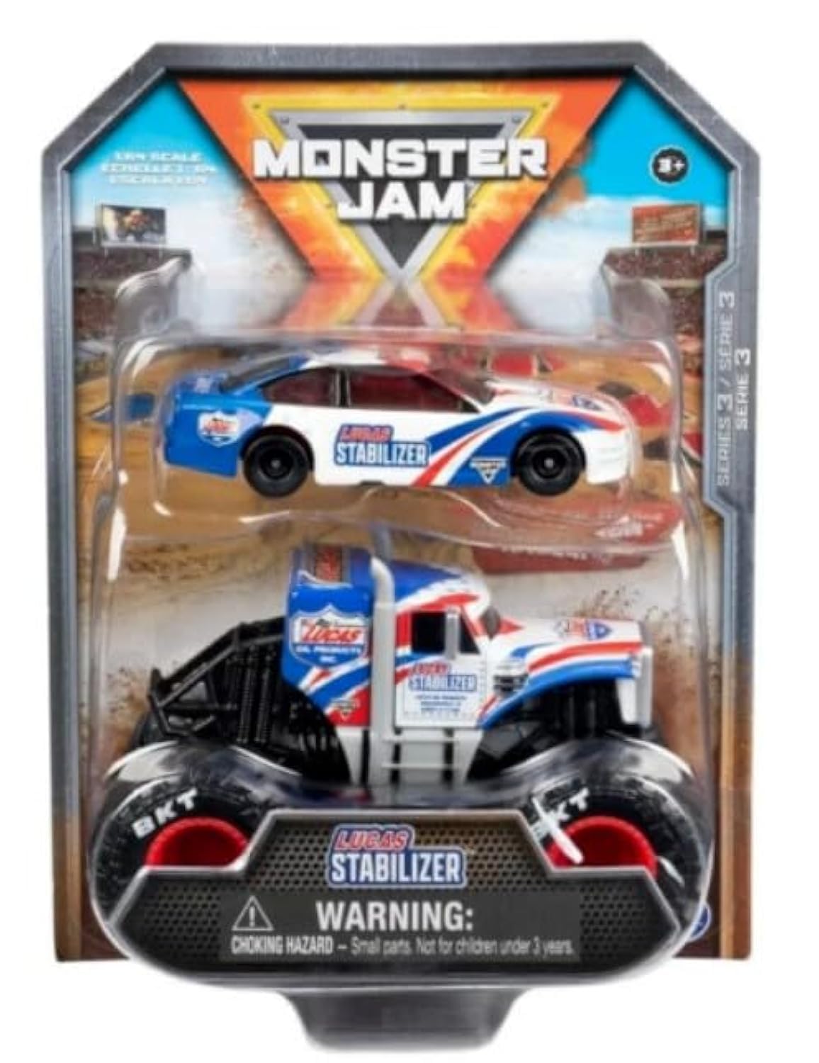 Monster Jam Official 1:64 Scale Diecast 2-Pack Monster Truck and