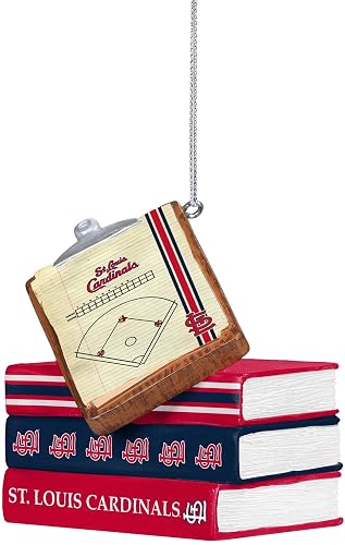 FOCO Cardinals Team Playbook Clipboard and Books Ornament FOCO Cardinals Team Playbook Clipboard and Books Ornament — officially licensed fan gear
