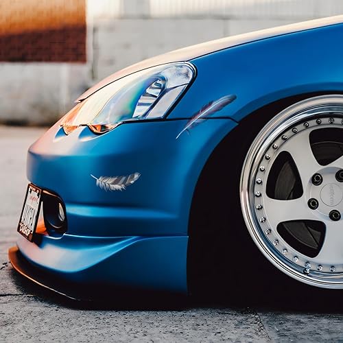 Miniatura 2 de Calcomanías de vinilo para automóvil, cubierta transparente de plumas de pájaro, impermeables, para parachoques de automóviles, motocicletas,