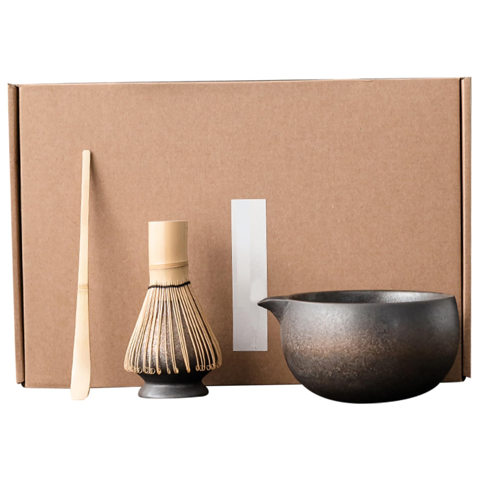 Pack Matcha anti-grumeaux complet comprenant bol et fouet en bois
