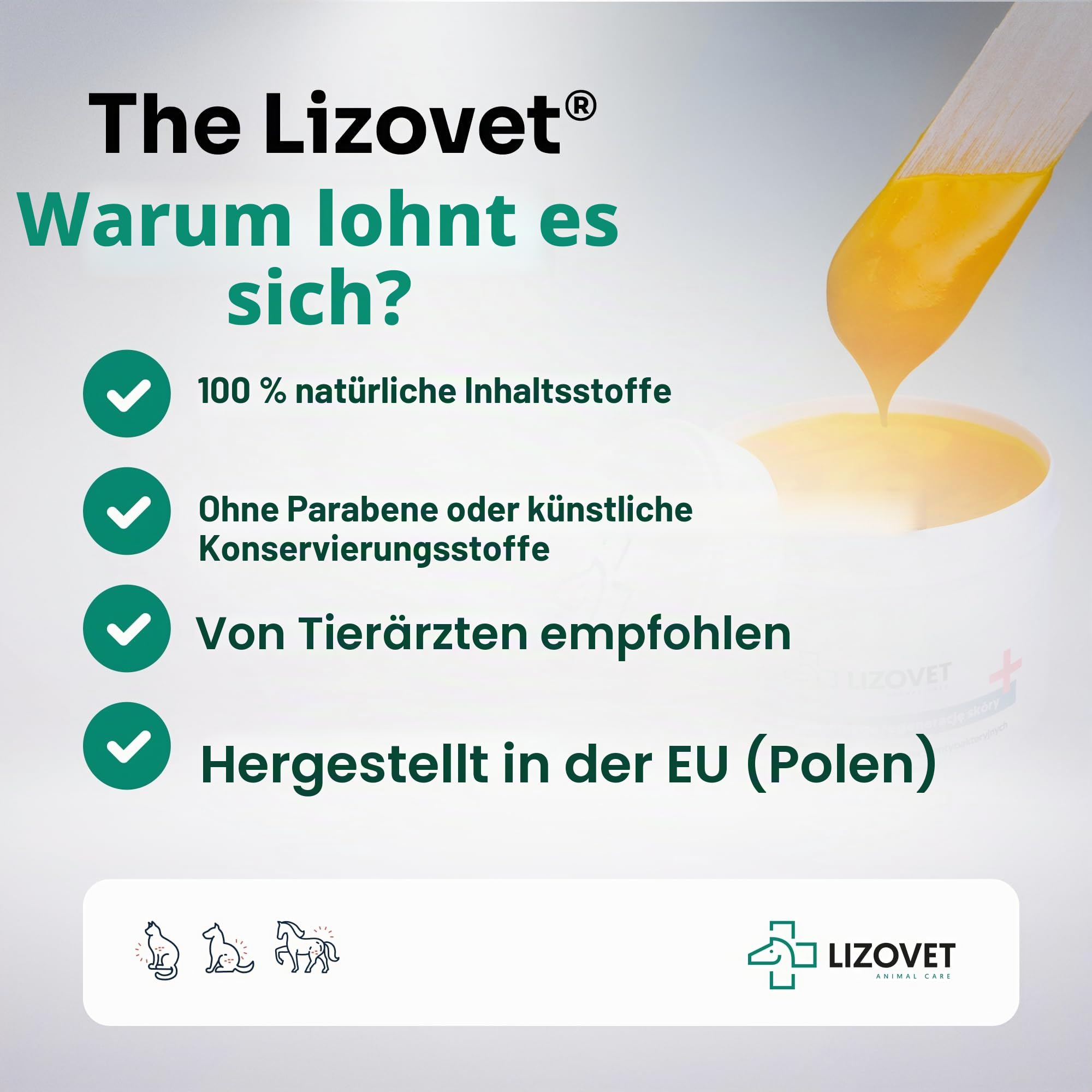 Hautpflege für Tiere, unterstützend bei der Hautregeneration, regenerationsförderndes Mittel, Salbe 40x4 ml, pflegend, antibakteriell, hydratisierend, geeignet für Pferde, Hunde und Nutztiere | Antibakteriell, hydratisierend, pflegend, für Pferde, Hunde u