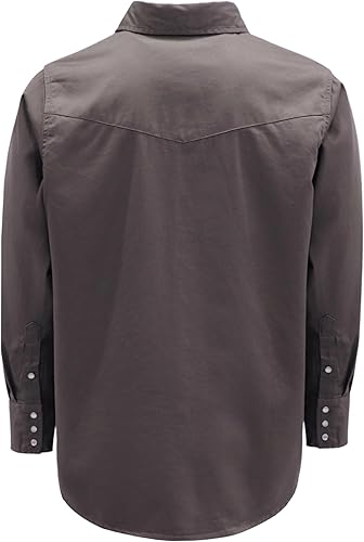 Miniatura 71 de BOCOMAL FR Shirts 6.25oz Camisas de soldadura ligeras Camiseta ignífuga para hombre ignífuga Rojo/Blanco,Gris,claro,Azul marino con broche