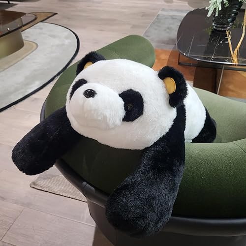 Miniatura 6 de FoxVilla Animales de peluche con peso de 4 libras, animales de peluche con peso de 24 pulgadas para adultos, lindo juguete de almohada de felpa