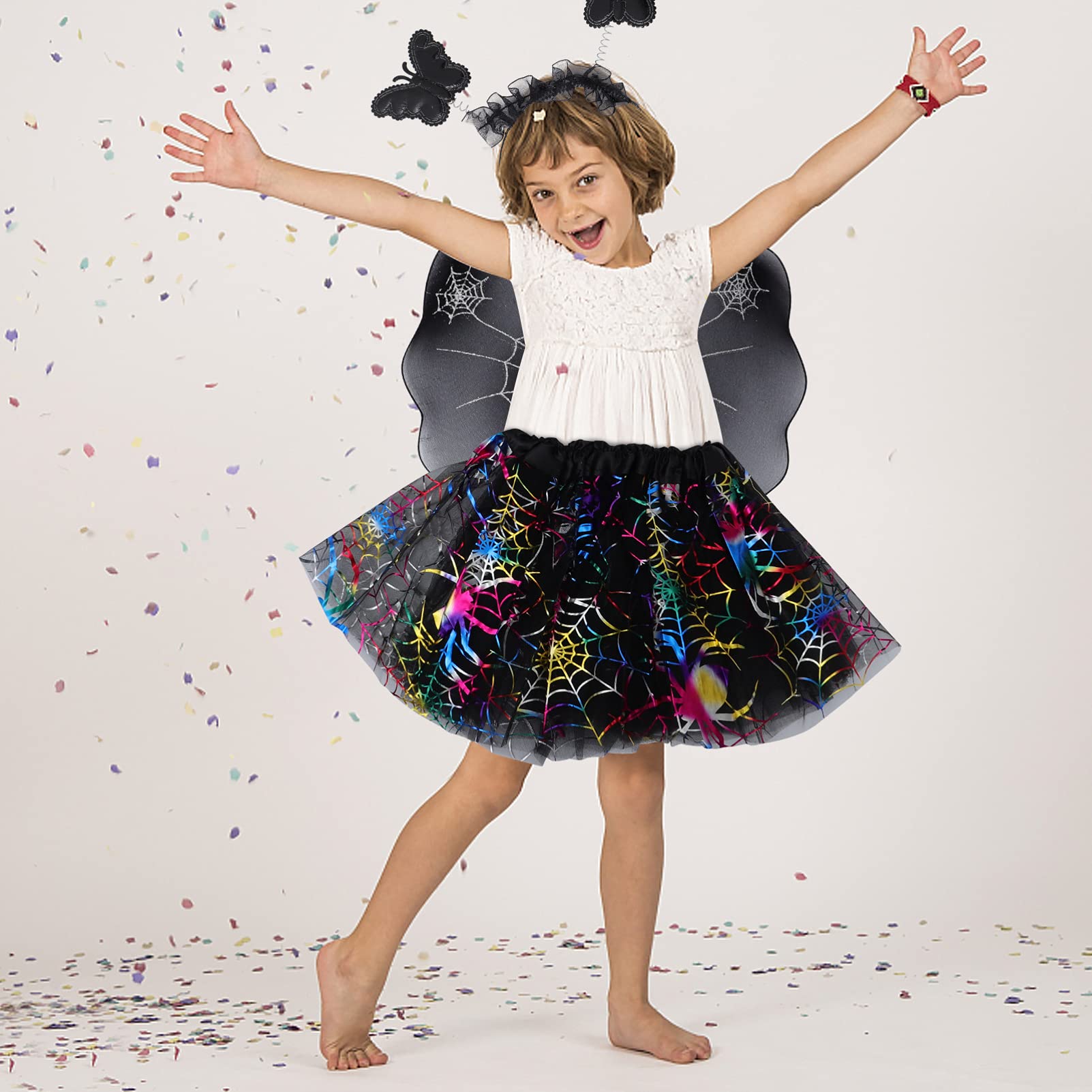 LIFKOME 16pezzi Costume Cosplay Per e Gonna Tulle Per Halloween Per e Tematici