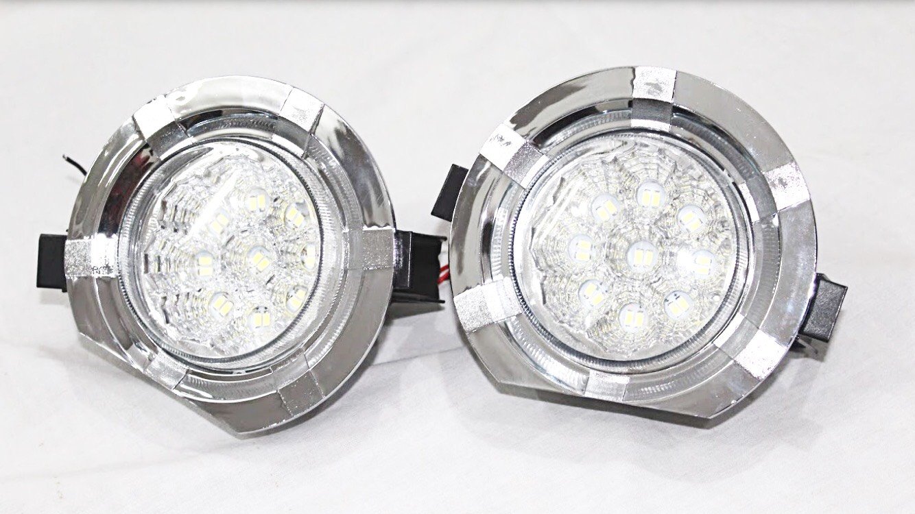 AUTOFASTERS Car Bumper Led Fog Light For Bolero White