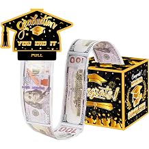 Graduation Gifts, Graduation Money Box with Pull Out Card, Surprise Grad Money Holder for Cash, Class of 2026 Funny Money Pull Box for High School College Graduates