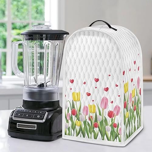 Vista 151 de Cubiertas de licuadora con diseño de poste de girasol, cubierta a prueba de polvo con asa, lavable para cocina, universal, para procesador de Cartel