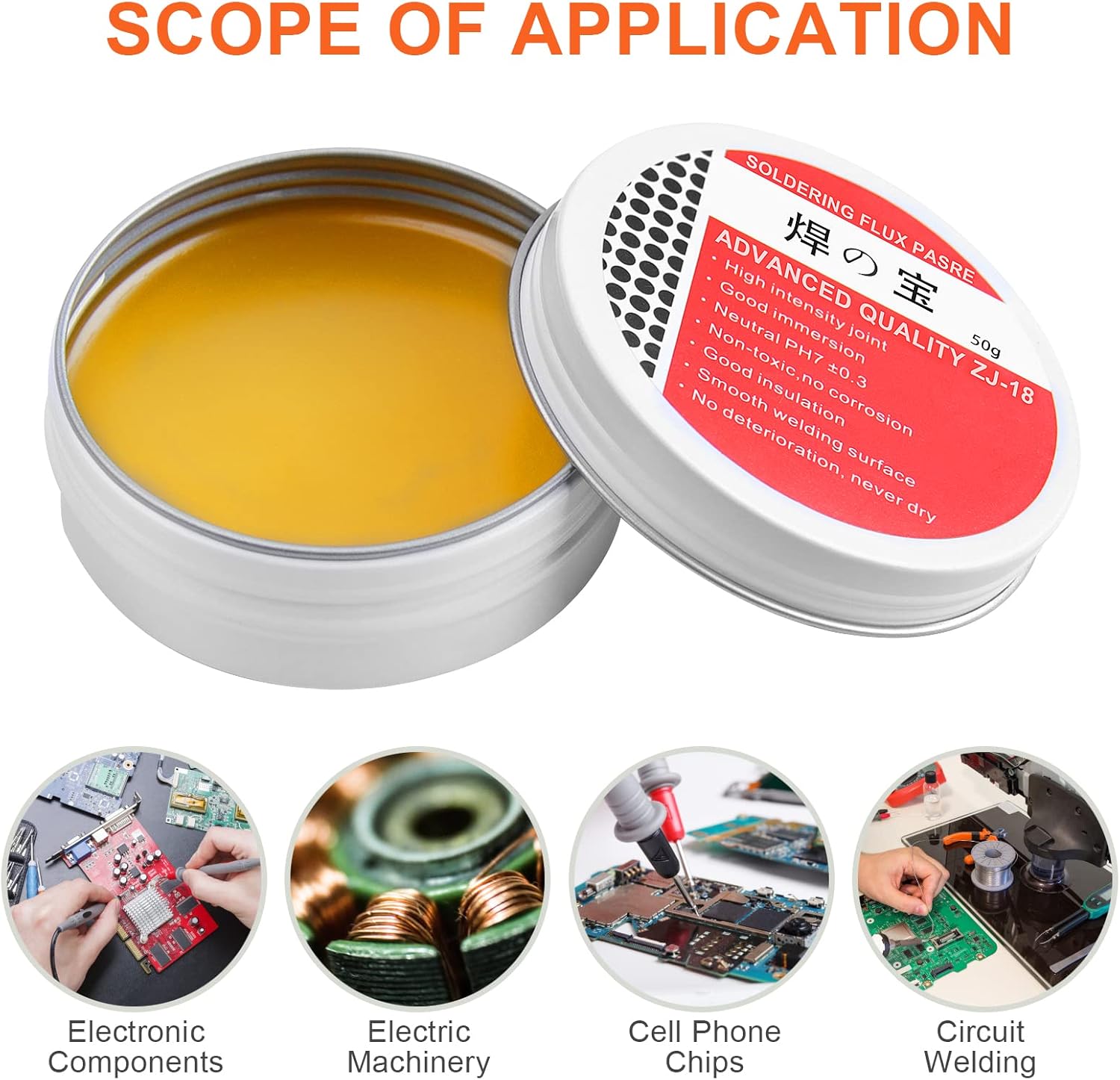 50g Solder Flux Paste Electrical Flux Soldering Paste Tin Soldering