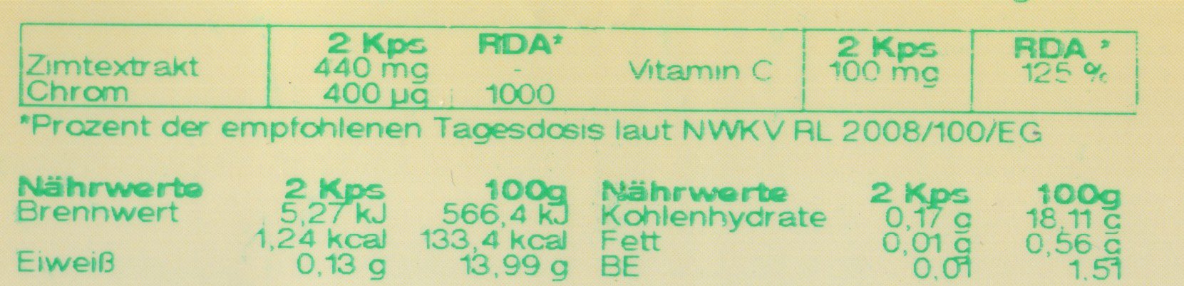 Bios Zimt und Chrom, 100 Kapseln, 1er Pack (1 x 53 g)