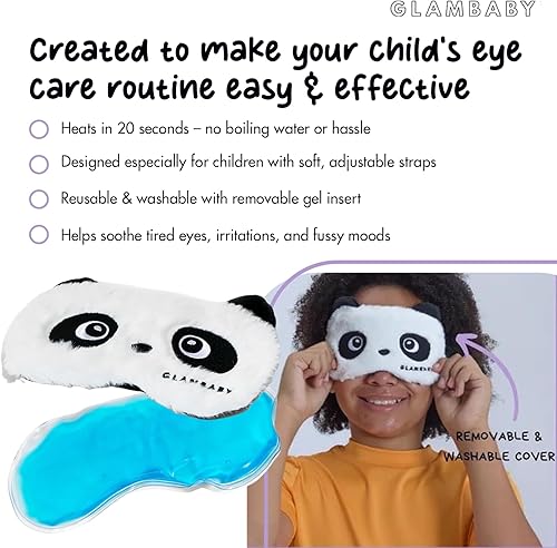 Miniatura 5 de GlamBaby Cuidado de los ojos - Kit Unbearable Bump - Máscara de orzuelo para niños - Una máscara de calor y enfriamiento - Apto para microondas