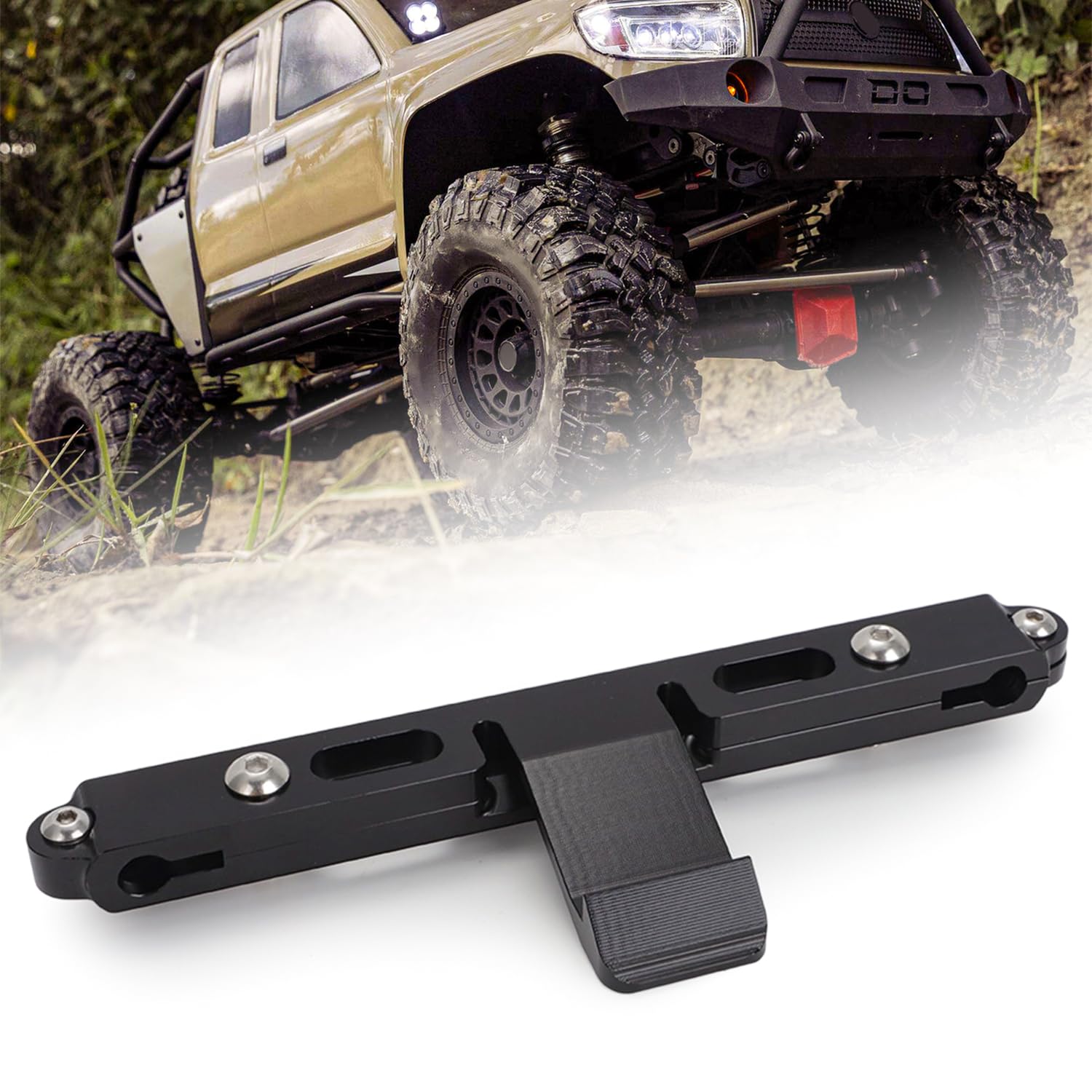 Aluminum Clipless Hood Latch Kit for Axial SCX6 Honcho – Upgraded Secure Engine Cover Lock