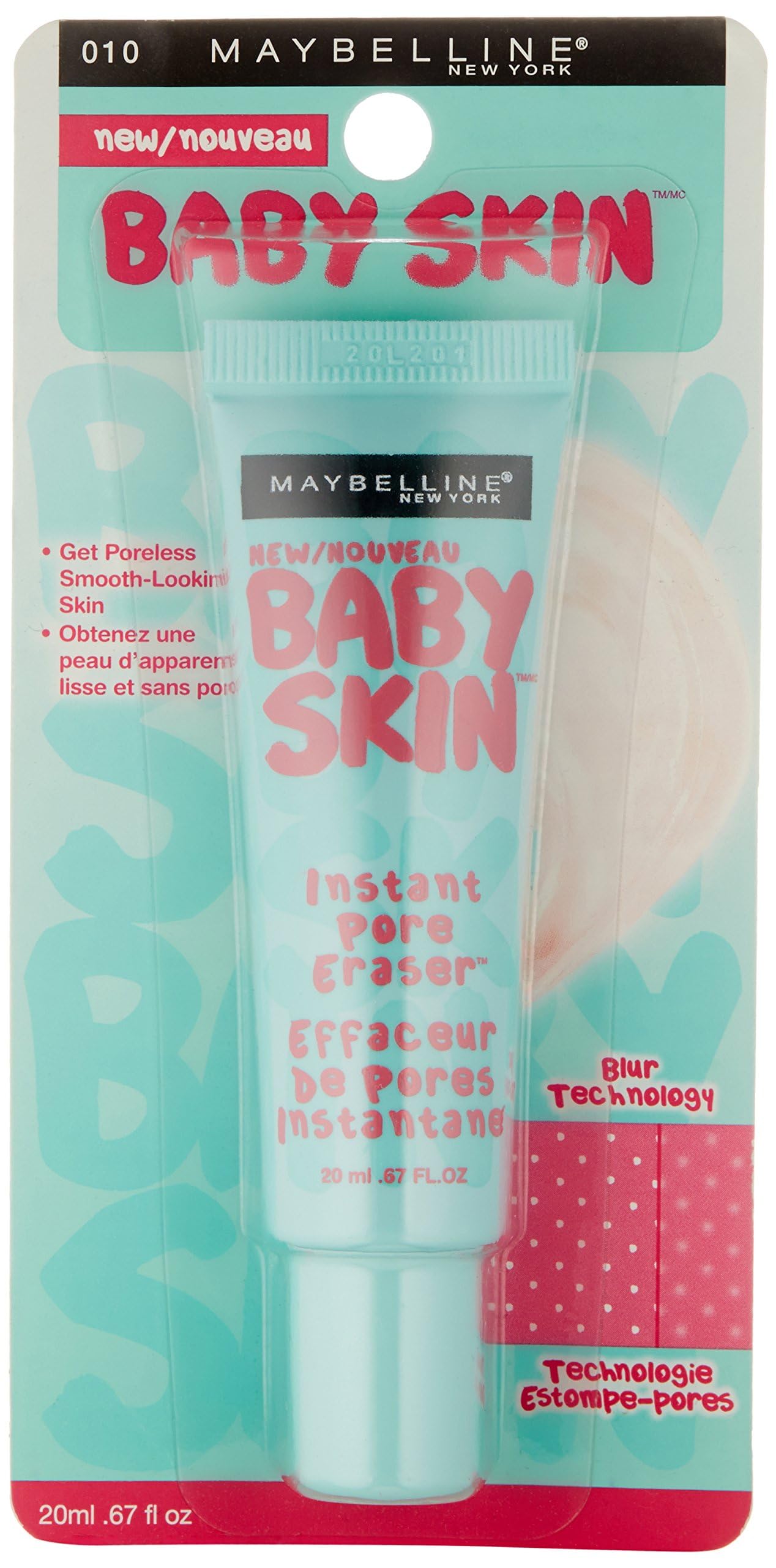 Amazon.co.jp: Maybelline Baby Skin Pore Eraser Primer 22 ml