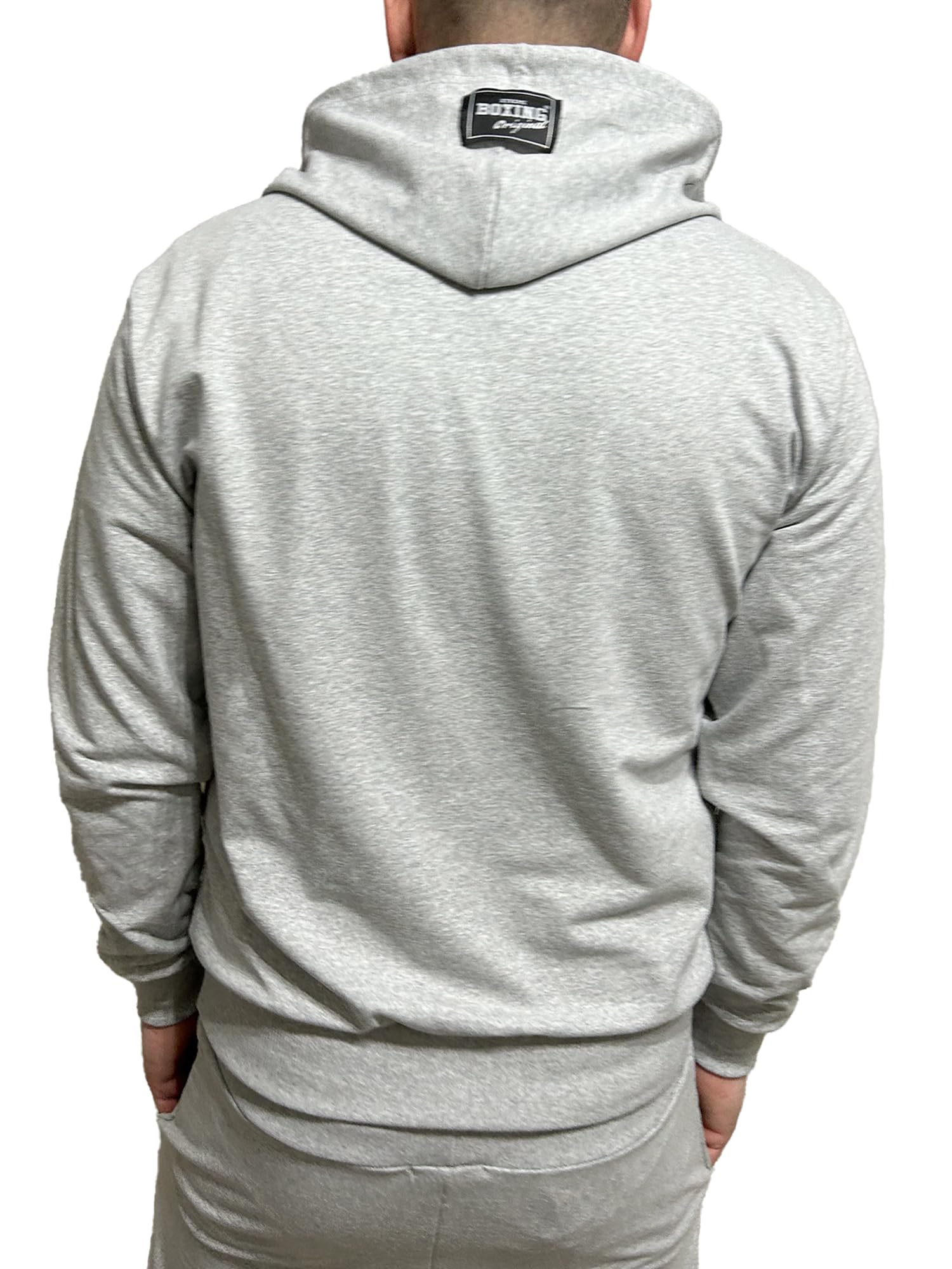 Felpa in Cotone Leggero con Cappuccio, Tasca Frontale a Marsupio, Felpa della Tuta Uomo in Cotone, Sportiva, Casa, Palestra, Jogging, Tempo Libero