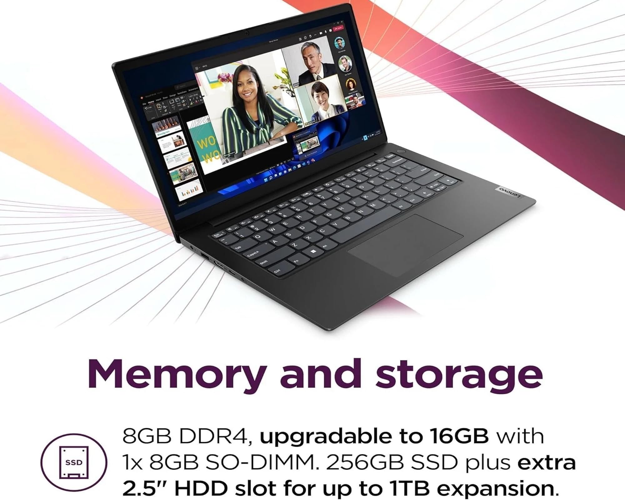 Lenovo Computer portatile 14 G4 FHD aggiornato, CPU Intel Core i7-13620H (10-Core), RAM 16 GB, SSD da 256 GB, Windows 11, portatile, Wi-Fi 6, RJ-45, batteria a lunga durata, per affari, casa, ufficio