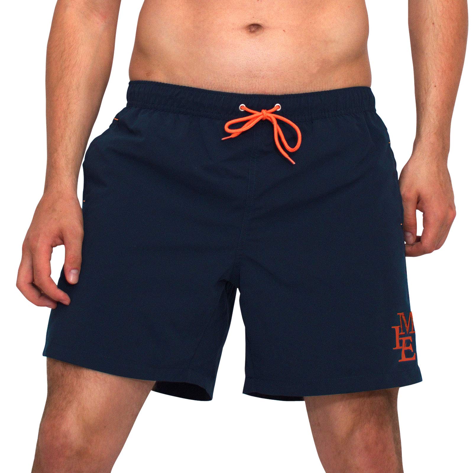 MEILONGER Bañadores para Hombre, Pantalones Cortos de Playa de Secado rápido, Trajes de baño con Forro de Malla y Bolsillos
