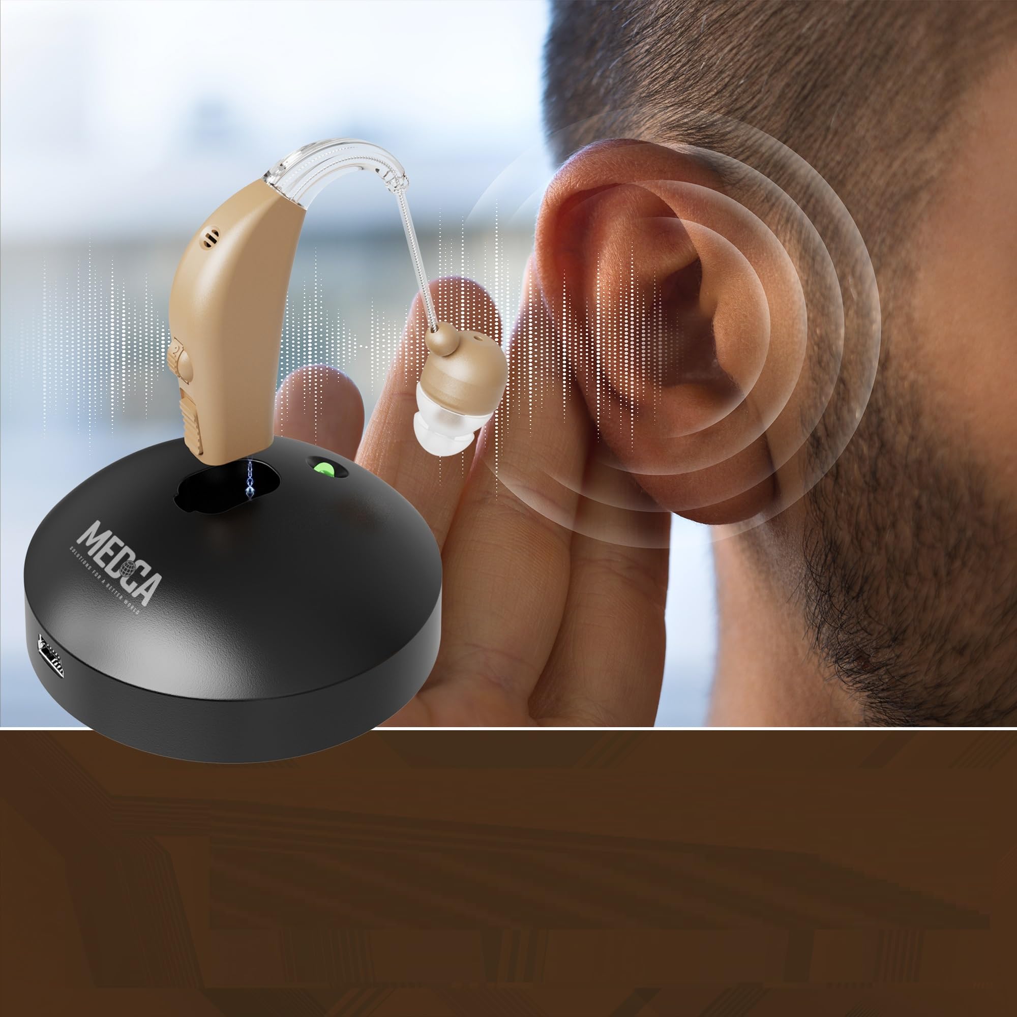 Amplificateur auditif rechargeable de haute qualité MEDca ™