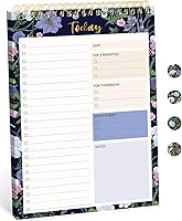 Vista 31 de Bloc de lista de tareas - Cuaderno de lista de tareas para el trabajo con 52 hojas, planificador diario sin fecha, perfecto para tareas diarias