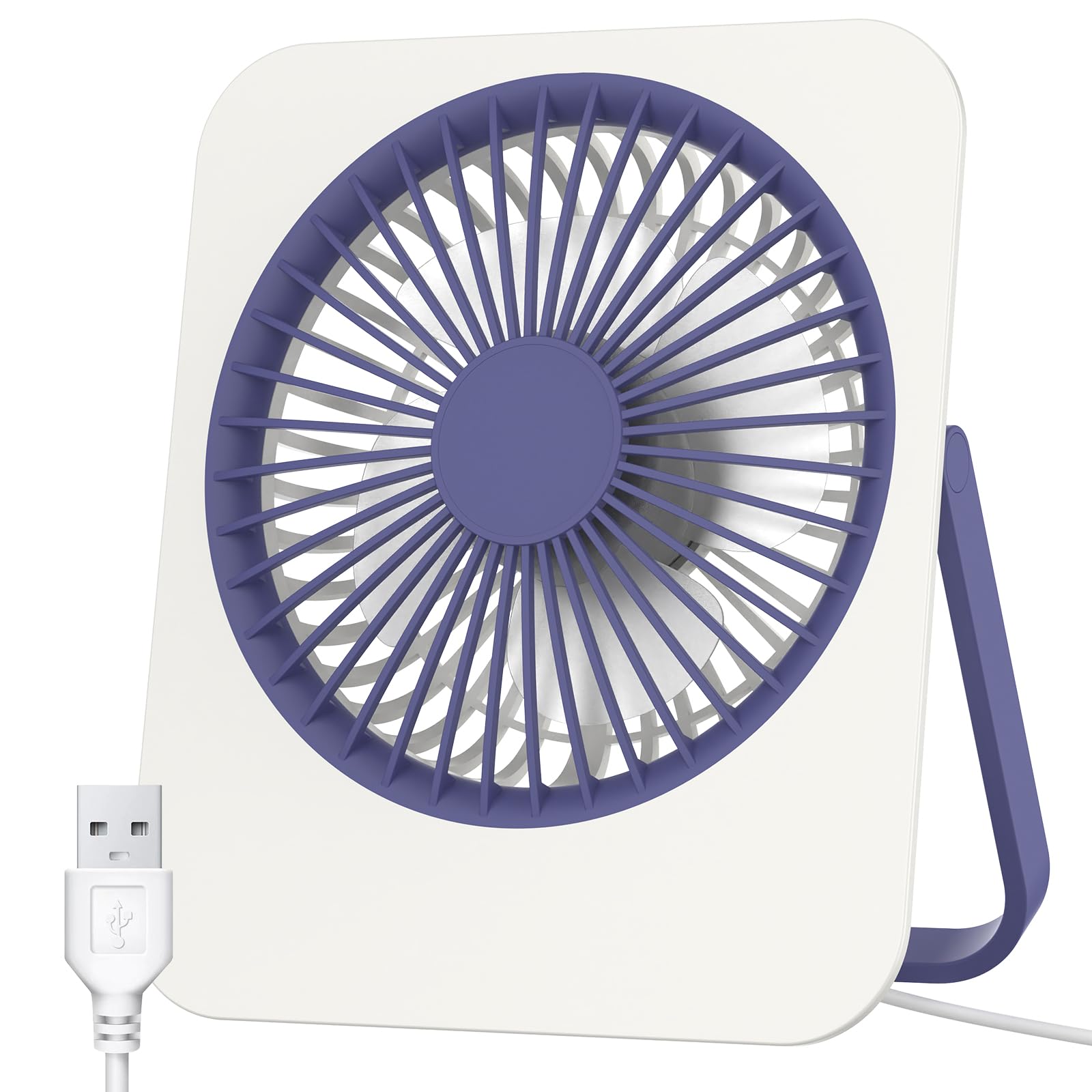 Wyngee USB Desk Fan, Powerful Small Foldable Fan Desktop Table Cooling Fans Mini Portable Table Desktop Fans for Home Office Desktop Office