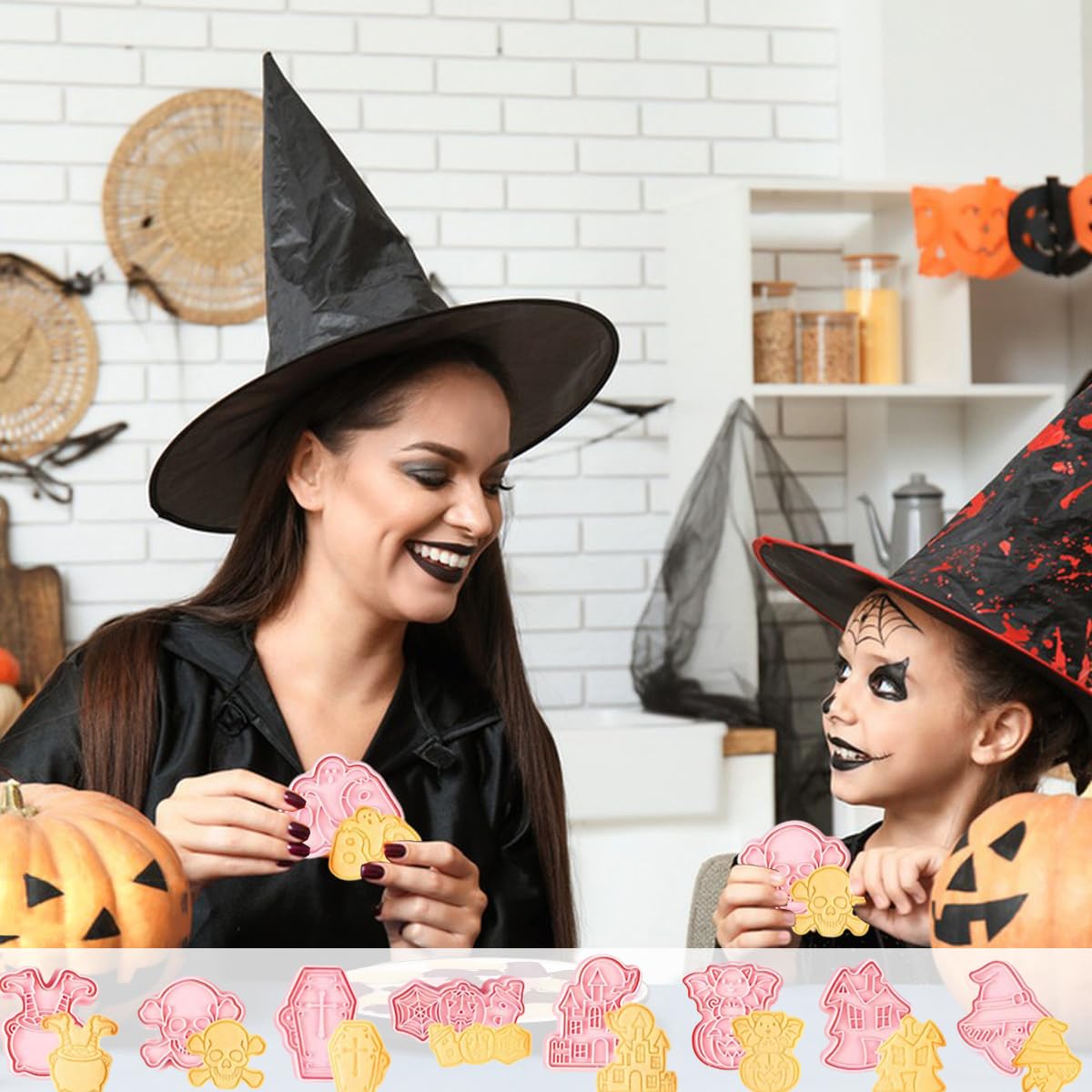 Formine Per Biscotti Zucca Halloween – Set Da 3 Pezzi In Acciaio Americano, Prodotto Da Ann Clark, Con Libretto Ricette - 3