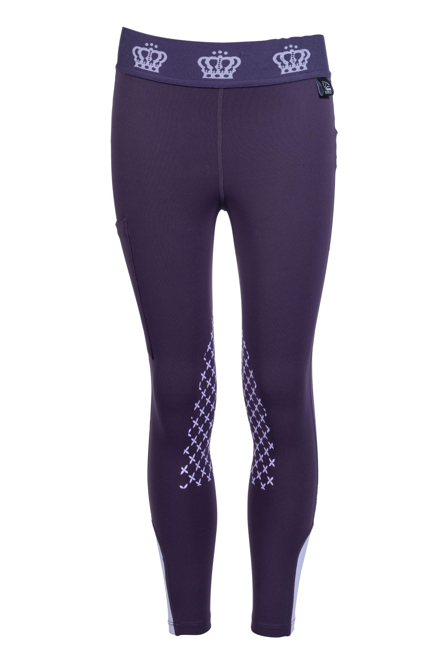 Hkm Lola Leggings Dark Purple 122