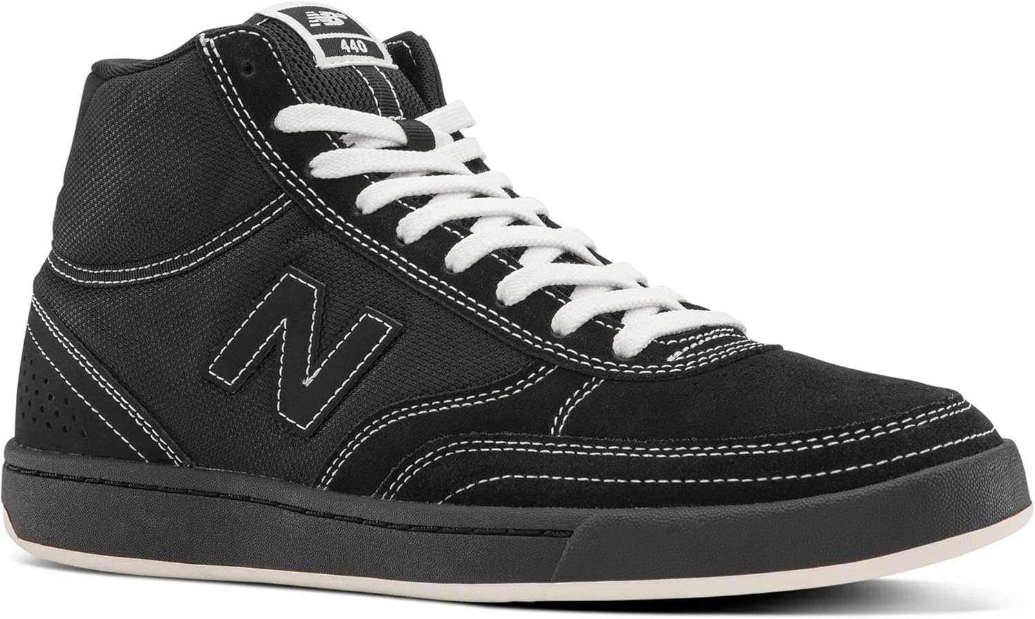 New Balance 440 High Black/White US Men's 8, Women's 9.5 Medium