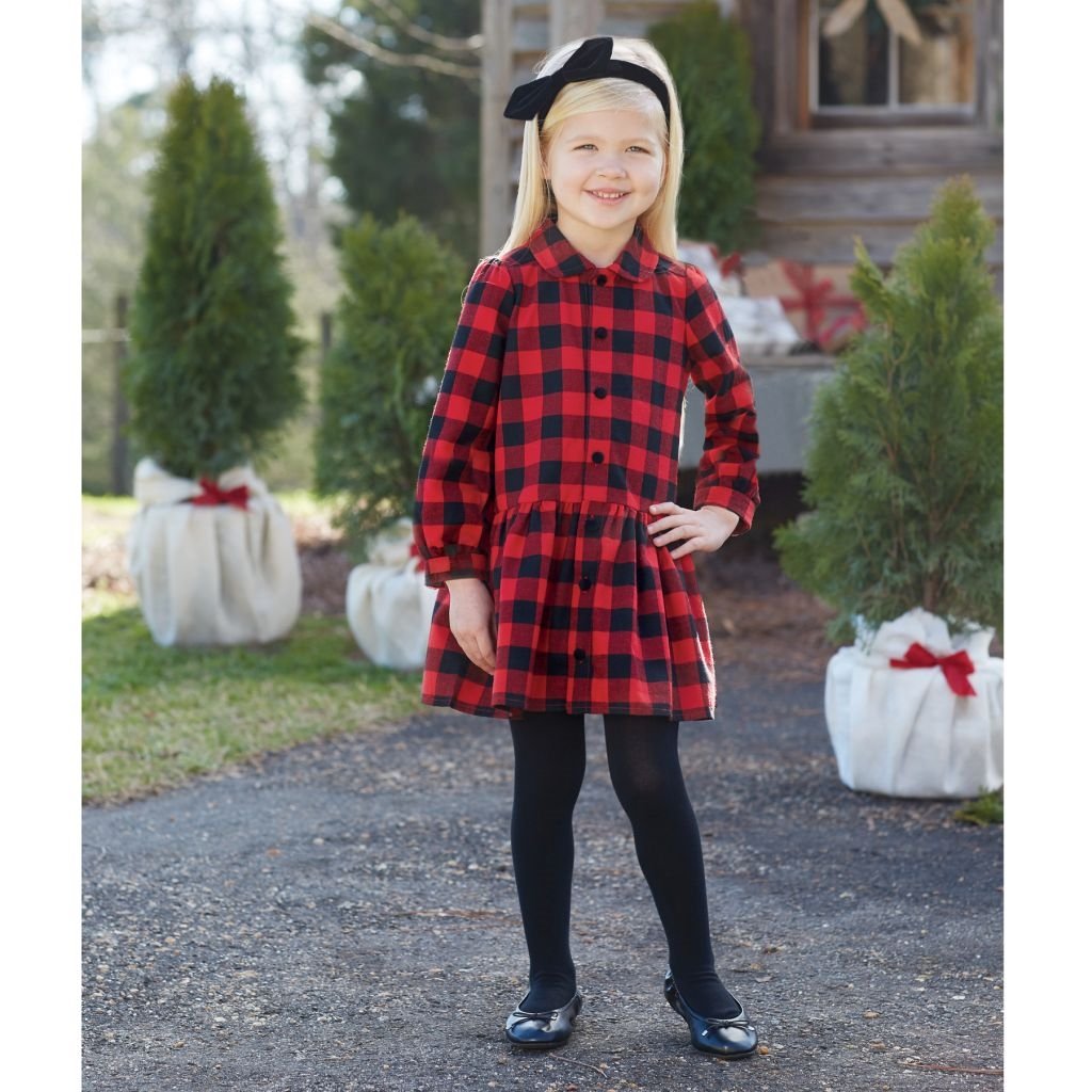 Buffalo Check Dress, 4T