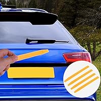 Vista 4 de VICASKY 10 calcomanías raspadoras para ventana de automóvil, cuchillas raspadoras de plástico, escobilla de goma para escobilla de vidrio