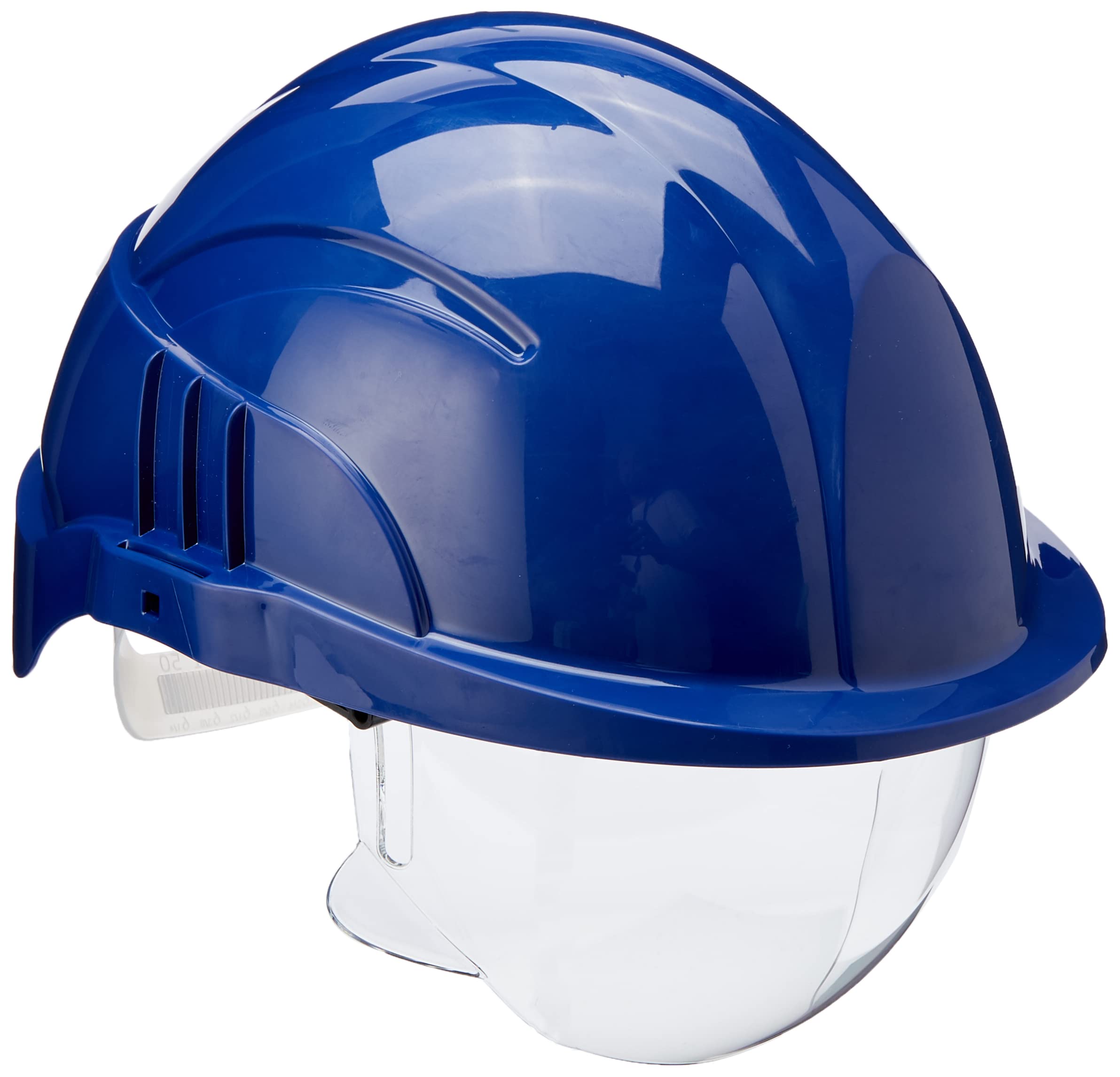 Centurion CNS10PLUSEBA VISION PLUS SAFETY HELMET BLUE C/W INTEGRATED VISOR
