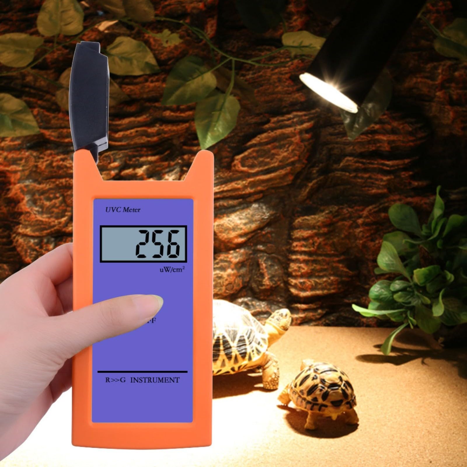 Digitales UVC Lichtmessgerät Für Spektralstrahlung, Beleuchtungsmessung Und Reptilien, LCD Display, Messbereich 0-1999 ΜW/cm², Kompakt