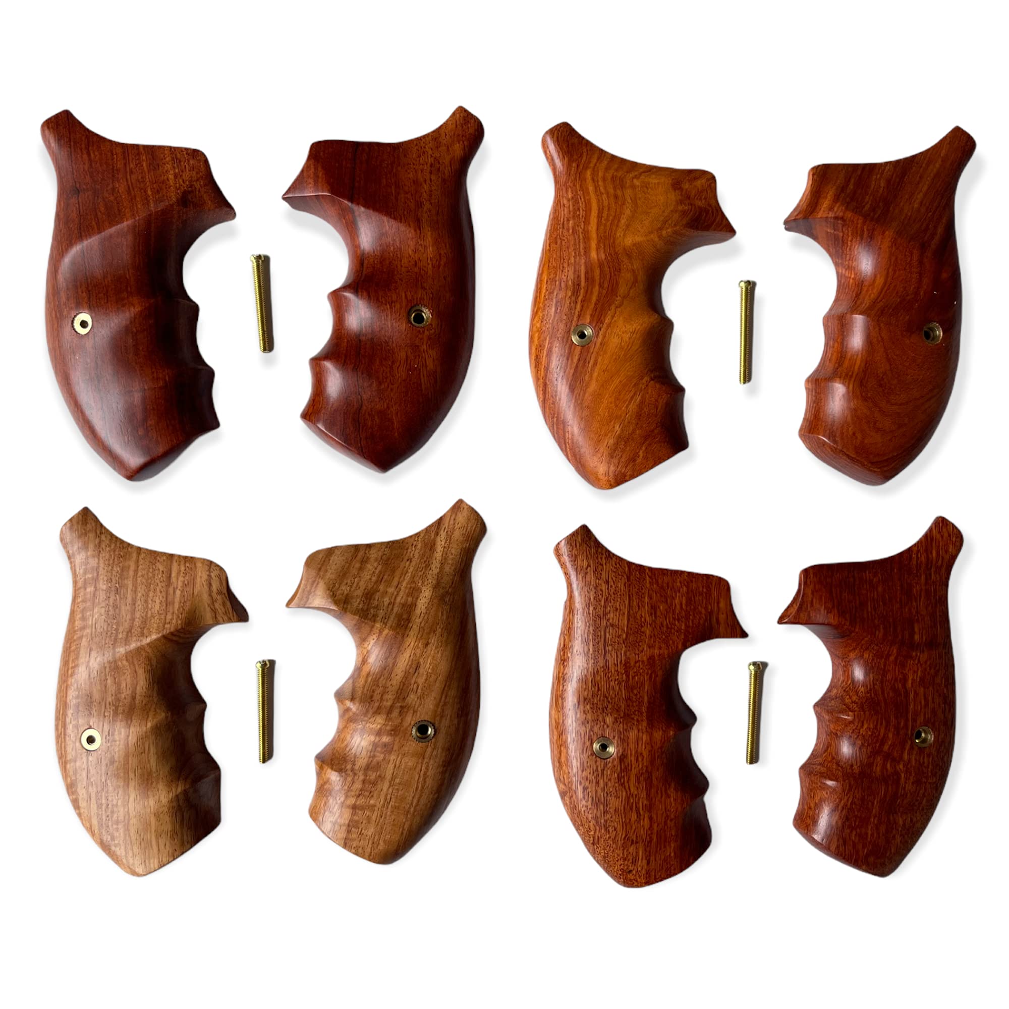 Amazon | HandicraftGrips ウッドグリップ S&W Nフレーム対応 ラウンド